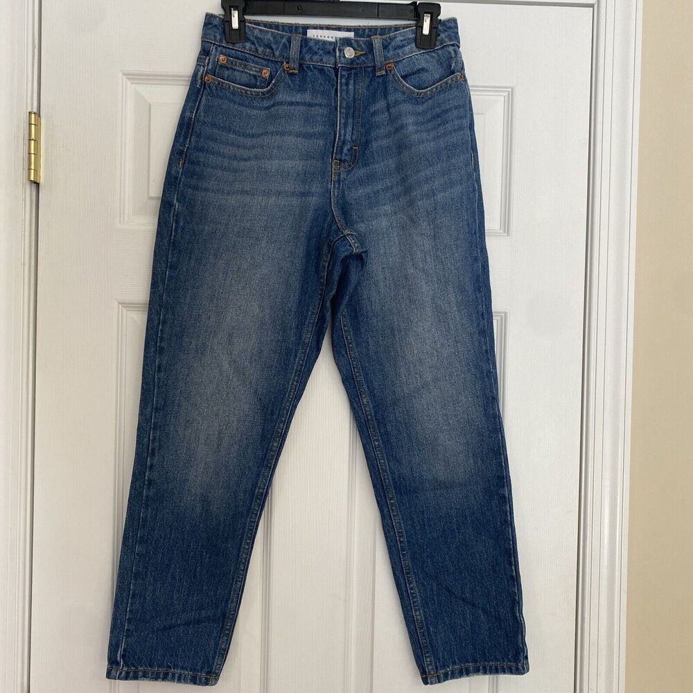 Top Shop Women’s Mom  Cropped Jeans